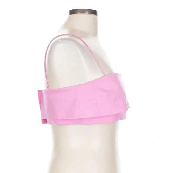 Lovers & Friends Lorelei Bra Top in Pink Crop Women’s Large - Picture 4 of 7